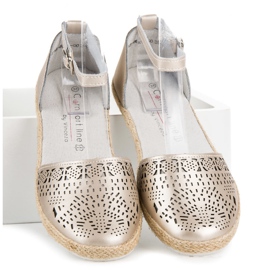 Alpargatas de piel sandalias vinceza amarillo 6