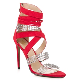 Sergio Todzi Sandalias sergio sexy para usar rojo 3
