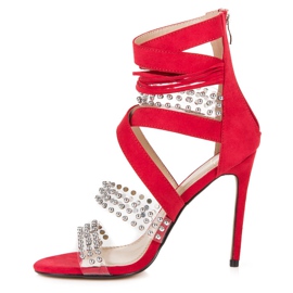 Sergio Todzi Sandalias sergio sexy para usar rojo 4