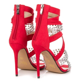 Sergio Todzi Sandalias sergio sexy para usar rojo 5