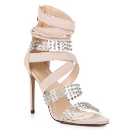 Sandalias sexy Sergio Todzi beige 4