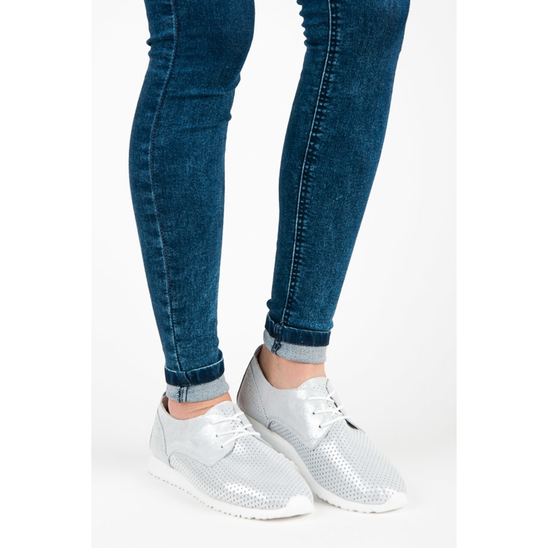 Zapatos atados VINCEZA gris 1