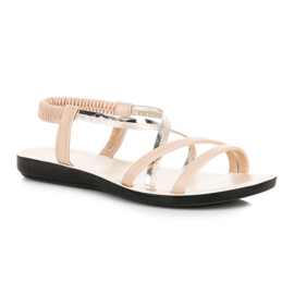 Sandalias elásticas VINCEZA marrón 3
