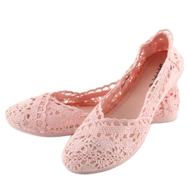 Bailarinas encaje rosa JX59P rosa rosado 1
