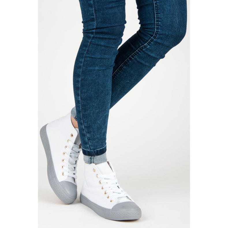 Coura Zapatillas sobre el tobillo blanco 2 Coura Zapatillas sobre el tobillo blanco 2