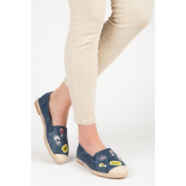 Bestelle Alpargatas primavera con parches azul 2