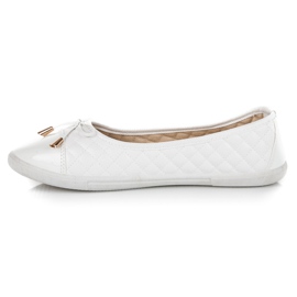 Bailarinas acolchadas blanco 5