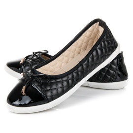 Bailarinas acolchadas negro 4
