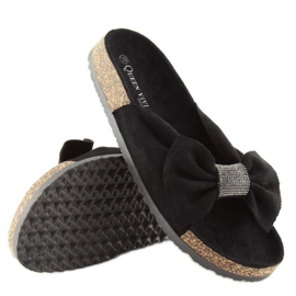 Zapatillas corcho negro 218-10 negro 3