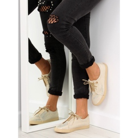 Deportivas doradas de mujer MB102 Gold dorado 1