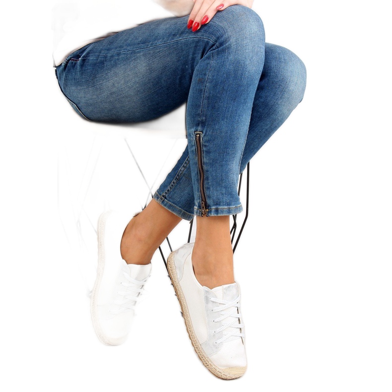 Deportivas alpargatas blancas BB02P Blanco 1 Deportivas alpargatas blancas BB02P Blanco 1