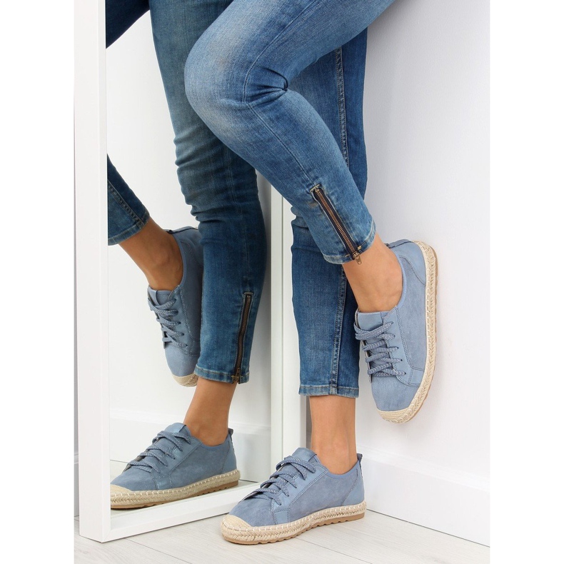 Alpargatas azules BB02P L.BLUE sneakers 2