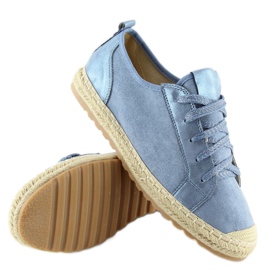 Alpargatas azules BB02P L.BLUE sneakers 4