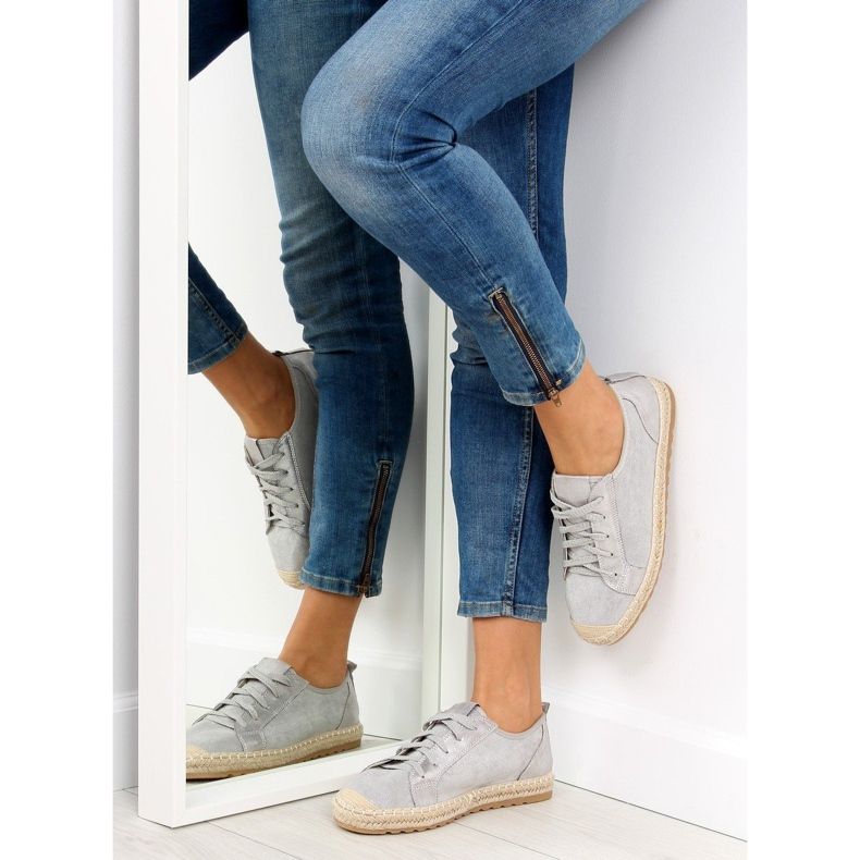 Deportivas alpargatas grises BB02P Gris 2 Deportivas alpargatas grises BB02P Gris 2
