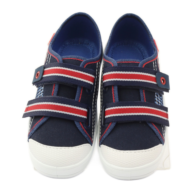 Zapatillas de deporte para niños Befado 672Y058 azul marino rojo blanco 4