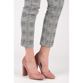 Ideal Shoes Bombas rosas en el pilar. rosado 3