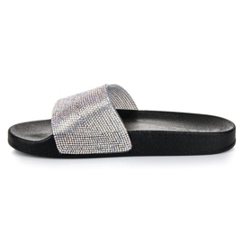 Bello Star Babuchas con cristales negro 2