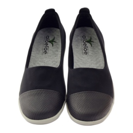 Zapatos slipony de Aloeloe muy cómodos negro 4