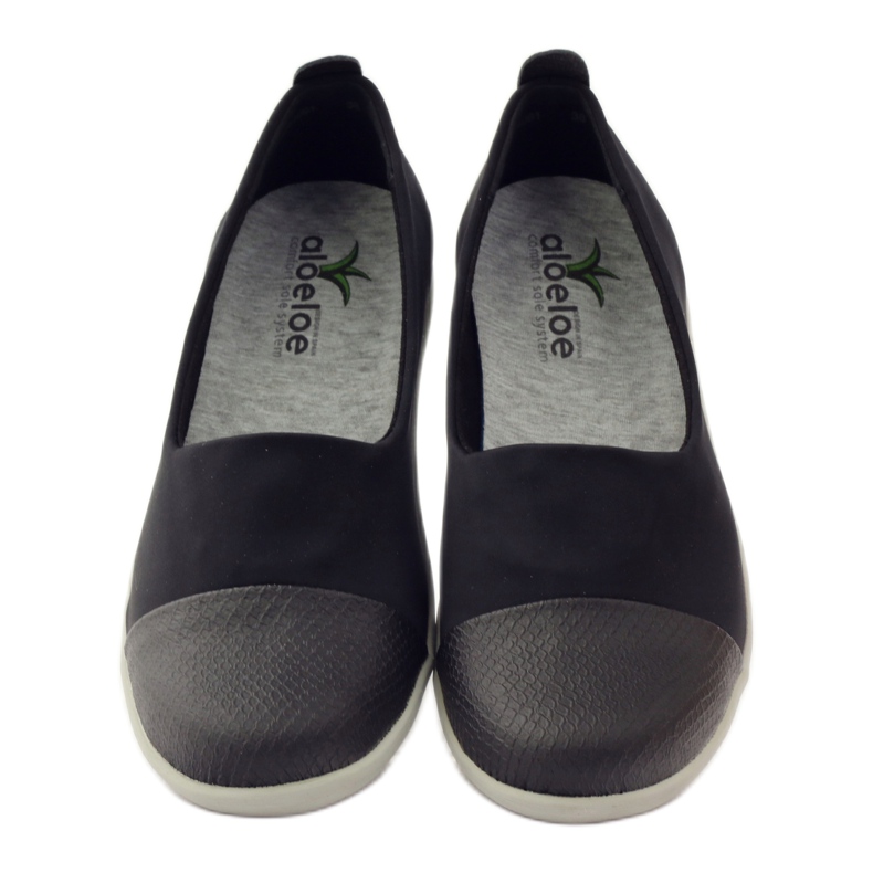Zapatos slipony de Aloeloe muy cómodos negro 4