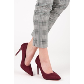 Tacones granate rojo 2