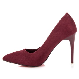 Tacones granate rojo 4