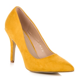 Tacones ante amarillo 4