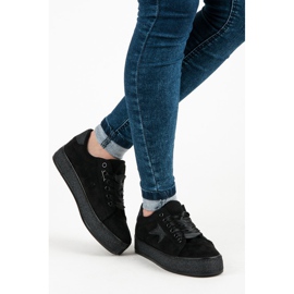 Zapatillas MCKEYLOR con purpurina negro 4
