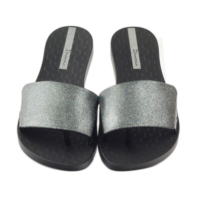 Chanclas piscina Ipanema 26177 brillo negro gris 4 Chanclas piscina Ipanema 26177 brillo negro gris 4