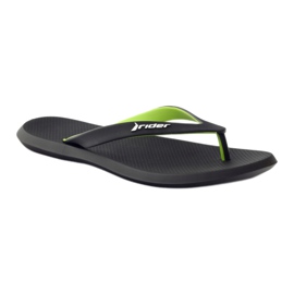 Rider 10594 Chanclas de piscina negras negro verde 1 Rider 10594 Chanclas de piscina negras negro verde 1