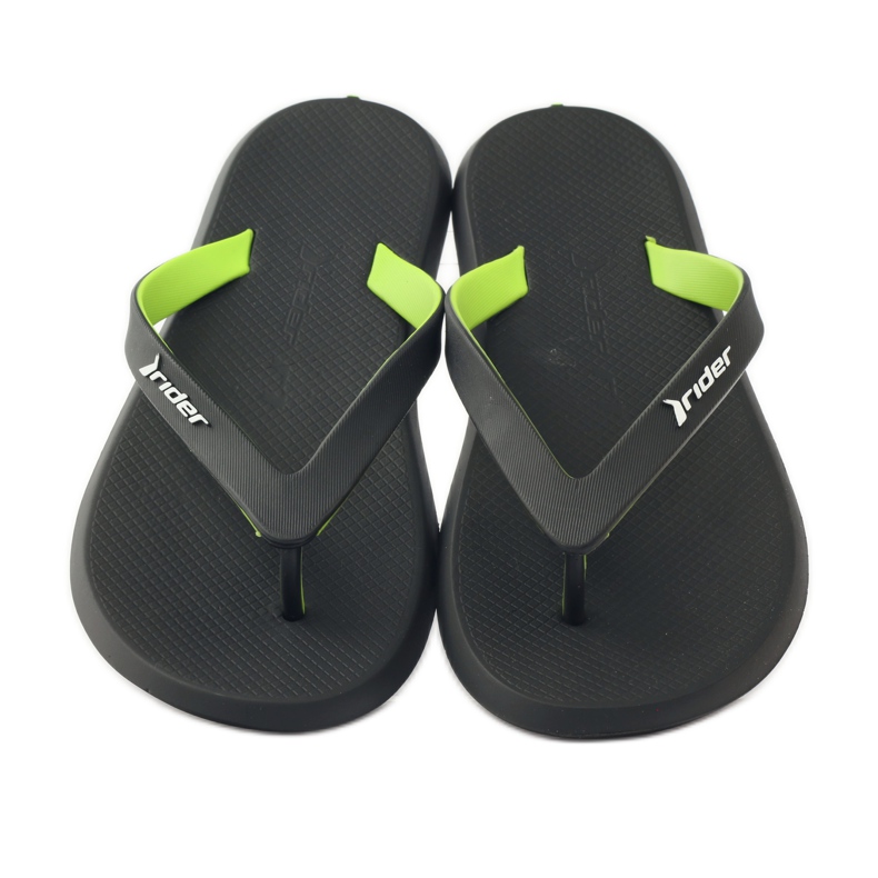 Rider 10594 Chanclas de piscina negras negro verde 4