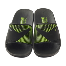 Rider 82325 zapatillas de piscina negro verde 4