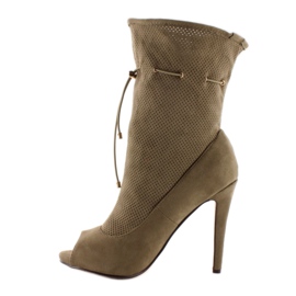 Botas punta abierta SY15 Oliva verde 3