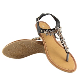 Sandalias negras 9-59 negro 2 Sandalias negras 9-59 negro 2