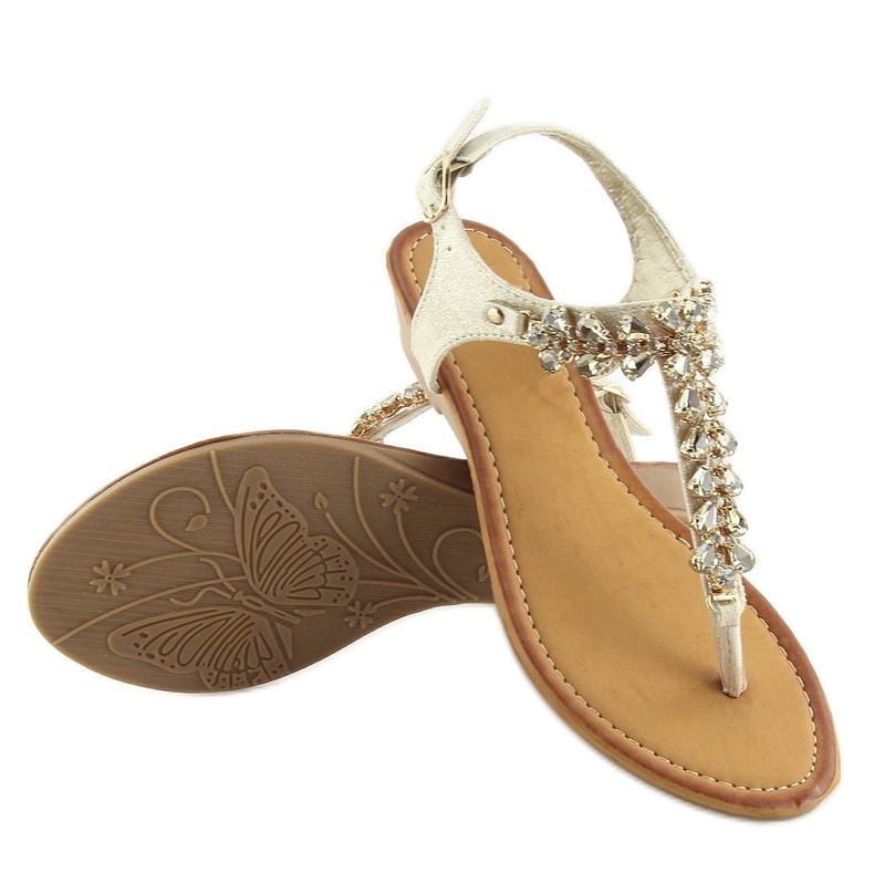 Chanclas oro 9-59 oro dorado 1