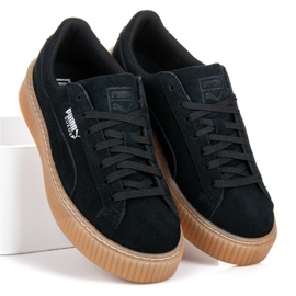 Puma Suede Plataforma Joya Jr negro 1