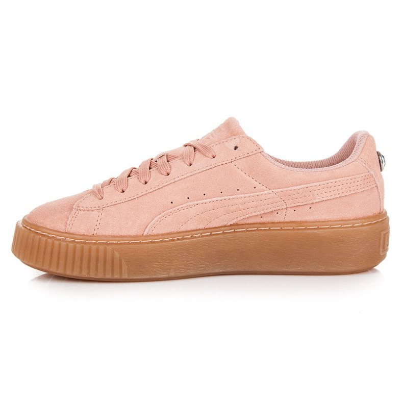 Puma suede plataforma joya jr rosado 1 Puma suede plataforma joya jr rosado 1