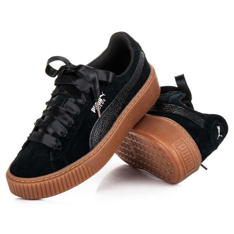 Puma Suede Plataforma Burbuja WN`S negro 2