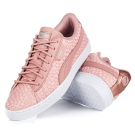 Puma Basket Satin Ep WN`S rosado 2