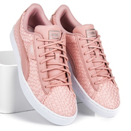 Puma Basket Satin Ep WN`S rosado 1