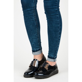 Best Shoes Cómodos zapatos lacados azul 5