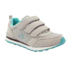 American Club Calzado deportivo con plantilla de piel americana verde gris 1