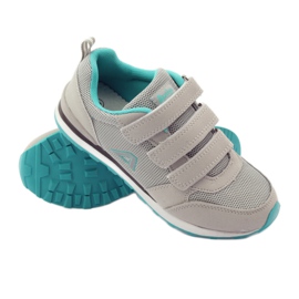 American Club Calzado deportivo con plantilla de piel americana verde gris 3