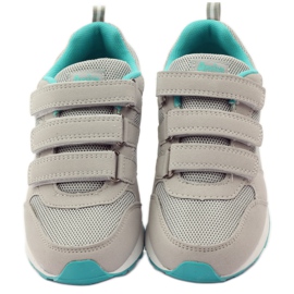 American Club Calzado deportivo con plantilla de piel americana verde gris 4