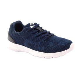 American Club Zapatillas deportivas con plantilla de piel, azul marino. 1 American Club Zapatillas deportivas con plantilla de piel, azul marino. 1