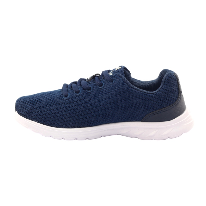 American Club Zapatillas deportivas con plantilla de piel, azul marino. 2