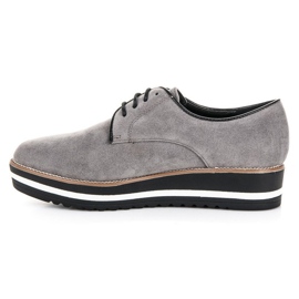 Ch. Creation Botas de ante con cordones gris 4