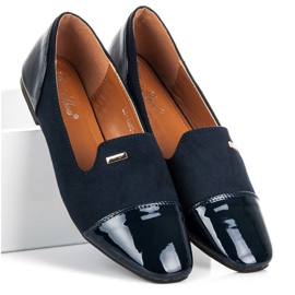 Best Shoes Señores lacados azul 3