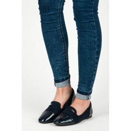Best Shoes Señores lacados azul 5