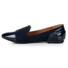 Best Shoes Señores lacados azul 2