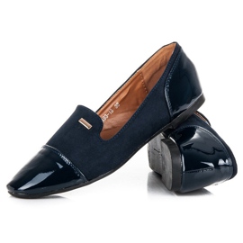 Best Shoes Señores lacados azul 4